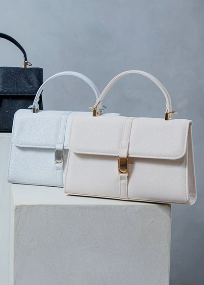 【パーティーバッグ 結婚式】艶めきパーティーハンドバッグ