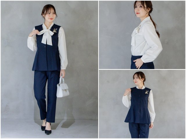 驚くべき着まわし力！卒業式、入学式はもちろん、七五三、学校行事、食事会、お仕事など、万能な１着です。