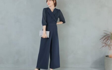 大きいサイズのドレスをお探しなら、パンツスタイルがおすすめ！