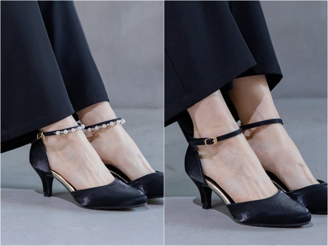 謝恩会のパンプスは、ストラップが変えられて2WAYの着こなしが可能なタイプがおすすめ！